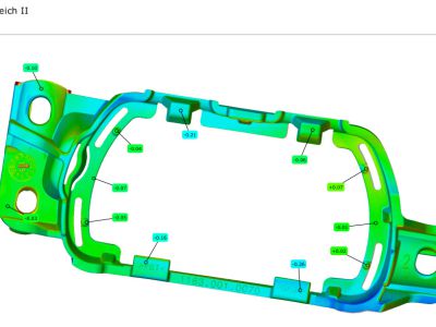 Formconsult pilier 3 outillage innovant mesure CT avec GOM Inspect Professional